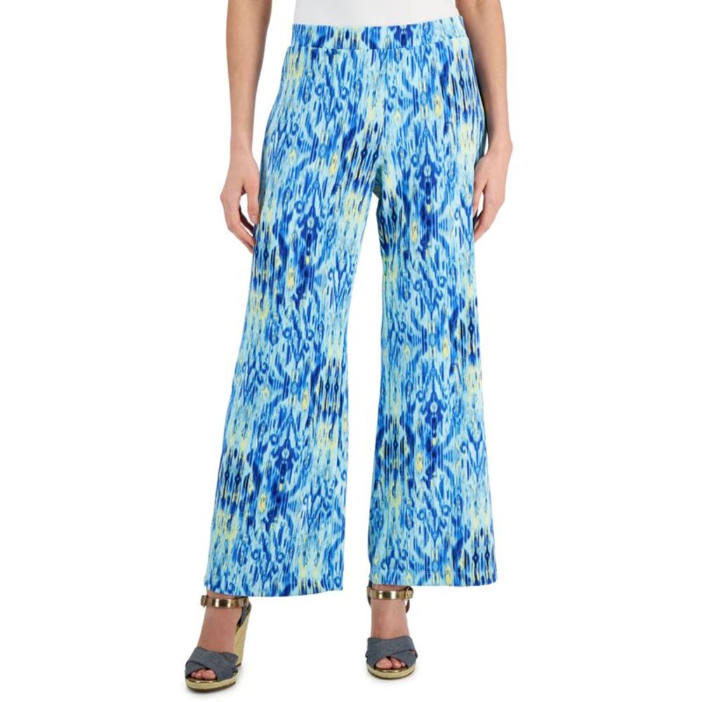 JM Collection Womens Ikat Dreams Printed Pull On Pants